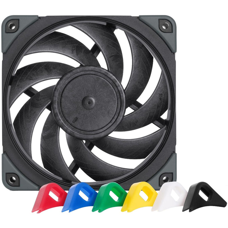 Afbeelding laden in galerijviewer, Noctua nf-a12x25 pwm chromax.black.swap case fan (zwart, 120 x 120 x 25 mm)
