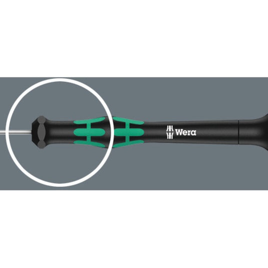 Wera compakt micro 21 esd 1 schroevendraaier (zwart groen, voor elektrische apparaten)