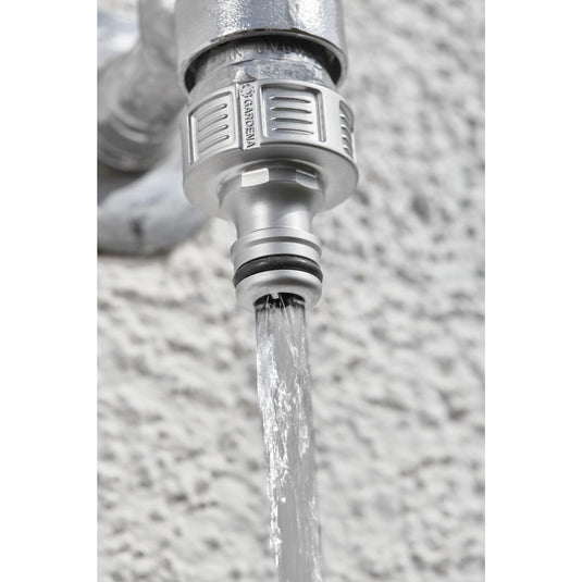 Gardena premium kraanstuk 26,5 mm (g3 4 ) (zilver, 18241-50)