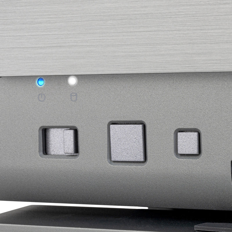 Load image into Gallery viewer, Silverstone crown 04 htpc behuizing (donkergrijs | 4x usb-a | 1x usb-c)
