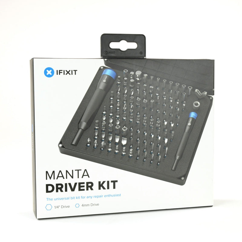Load image into Gallery viewer, Ifixit manta - 112 bit driver kit bitset (zwart blauw)

