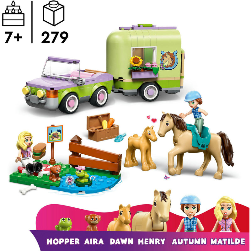 Load image into Gallery viewer, Lego friends 42695 trailer met paard en veulen
