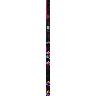 Apc ap8681redx667 - switched metered-by-outlet pdu (zwart rood, 0u, 400v, (21x) c13 (3x) c19, iec 309 16a 3fase stekker)