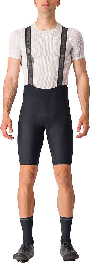 Load image into Gallery viewer, Castelli espresso - bib shorts with pad
