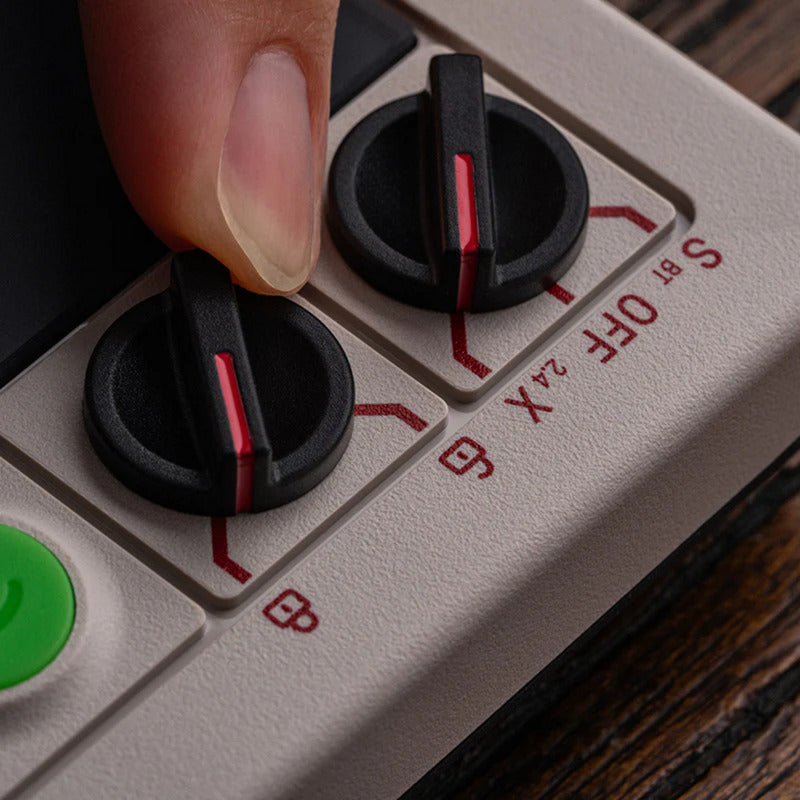 Chargez l'image dans la visionneuse de la galerie, 8bitdo arcade controller (grijs rood, 2.4 ghz bluetooth usb, nintendo switch 1 + 2, pc)
