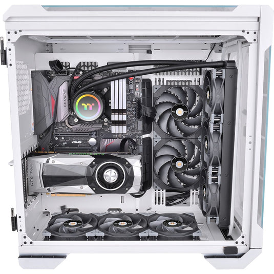 Thermaltake swafan gt12 pc cooling fan tt premium edition case fan (120 x 120 x 25 mm, pwm)