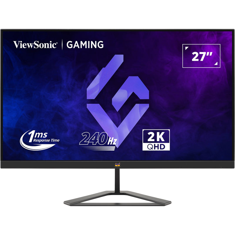 Load image into Gallery viewer, Viewsonic vx2758a-2k-pro-3 27 gaming monitor (zwart (mat), 2x hdmi | 1x displayport | hdr10 | 240 hz)
