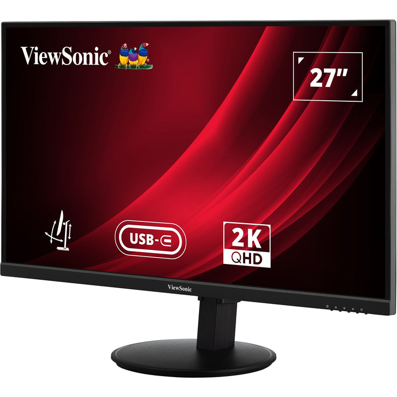 Load image into Gallery viewer, Viewsonic vg2709-2k-mhdu-2 27 monitor (zwart, 1x hdmi, 1x displayport, usb-c, usb-a, usb-b, 100hz)
