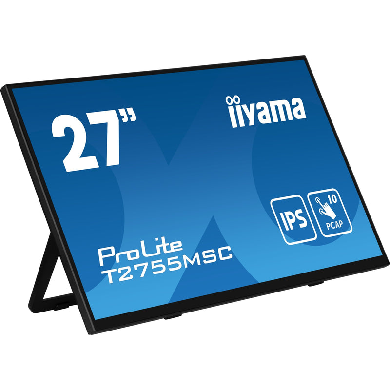 Load image into Gallery viewer, Iiyama prolite t2755msc-b1 27 touchscreen monitor (zwart, hdmi, displayport, 2x usb-a)
