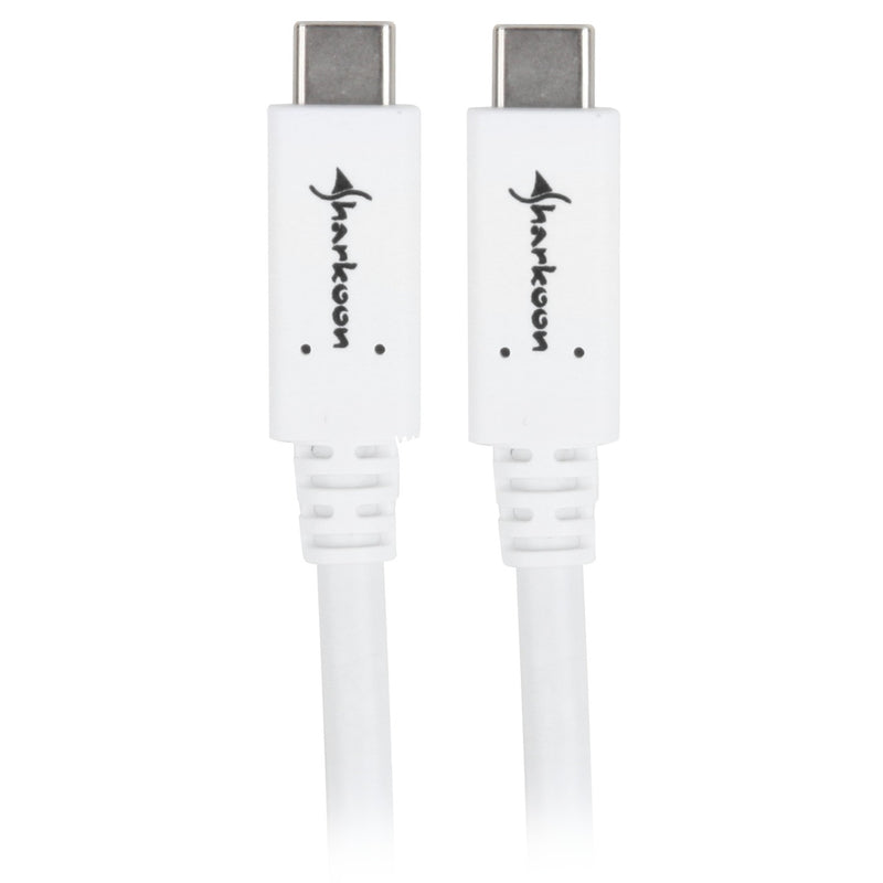 Load image into Gallery viewer, Sharkoon usb-c 3.2 > usb-c kabel (wit, 1 meter)
