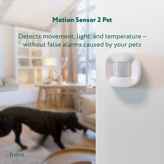 Frient motion sensor 2 pet bewegingsmelder (wit, zigbee 3.0)