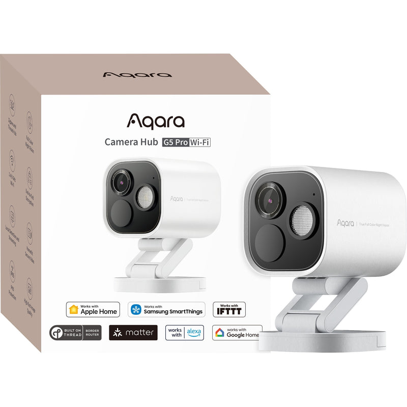 Laden Sie das Bild in Galerie -Viewer, Aqara camera hub g5 pro wi-fi (wit, kleurennachtzicht)
