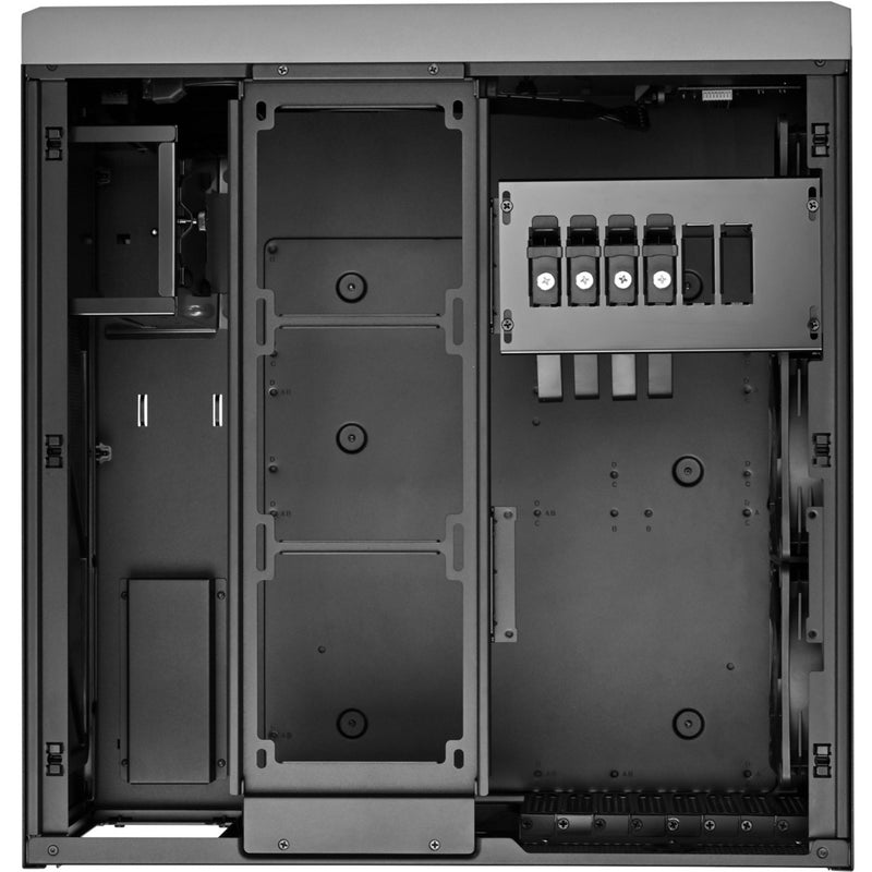 Load image into Gallery viewer, Silverstone crown 04 htpc behuizing (donkergrijs | 4x usb-a | 1x usb-c)
