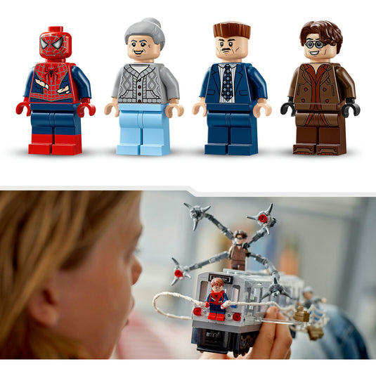 Lego marvel - spider-man vs. doc ock metroscène constructiespeelgoed (76321)