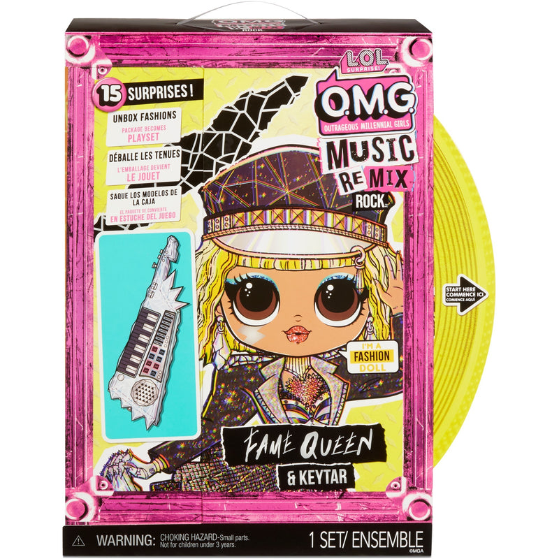 Load image into Gallery viewer, Mga entertainment l.o.l. surprise! omg remix rock - fame queen and keytar pop
