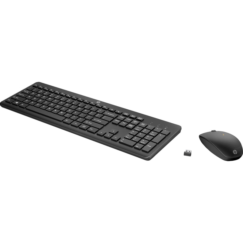 Afbeelding laden in galerijviewer, Hp 235 draadloze muis en toetsenbordcombo desktopset (zwart, be lay-out (azerty), plunger, 100%)
