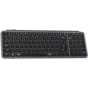 Keychron b2 pro-k1 toetsenbord (grijs, us lay-out (qwerty), scissor switches, 96%, abs keycaps, 2.4 ghz | bluetooth | usb)