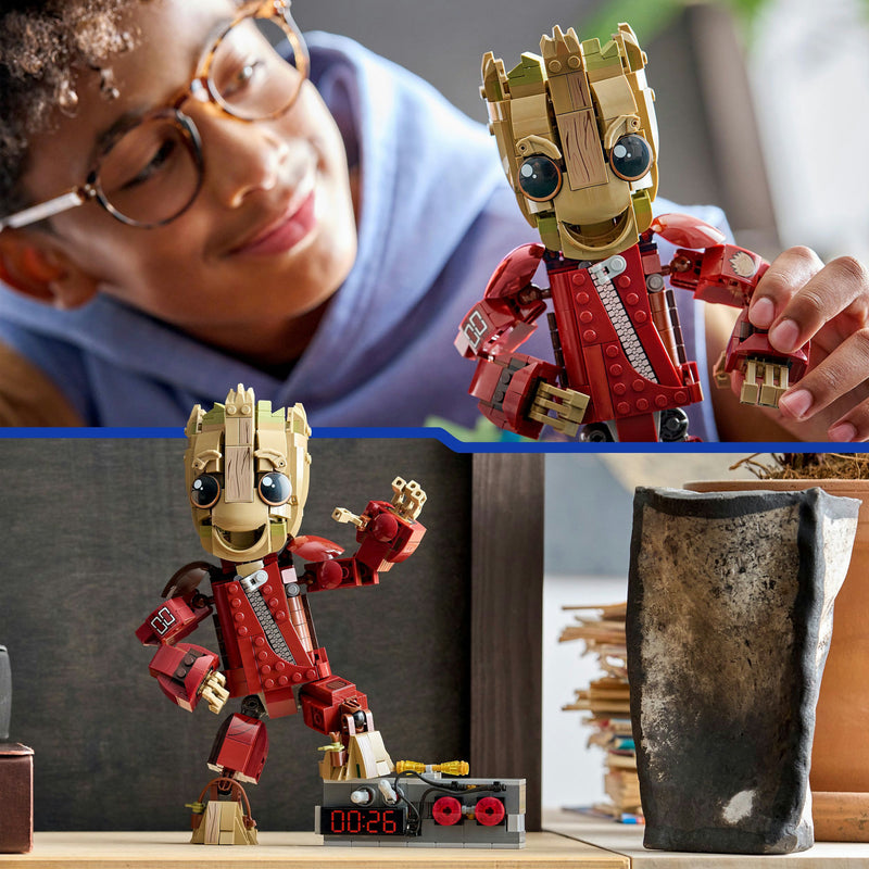 Load image into Gallery viewer, Lego marvel super heroes - groot in ravager jumpsuit constructiespeelgoed (76341)
