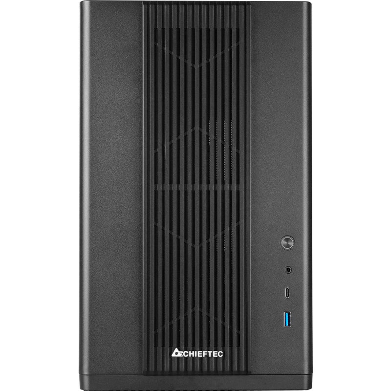 Load image into Gallery viewer, Chieftec bx-mesh mini tower behuizing (zwart | 1x usb-a | 1x usb-c | tempered glass)
