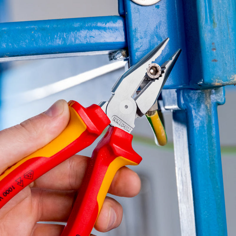 Load image into Gallery viewer, Knipex spitse kombitang combinatietang (rood geel)
