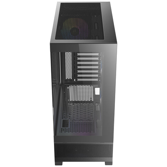 Antec cx700 argb midi tower behuizing (zwart | 1x usb-a | 1x usb-c | tempered glass)