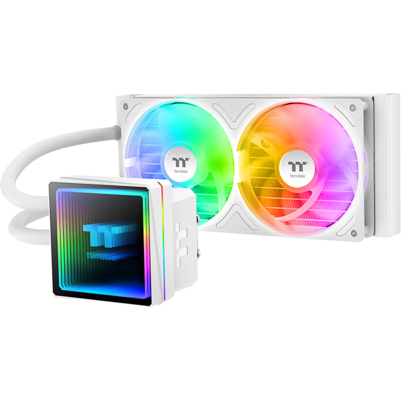 Load image into Gallery viewer, Thermaltake th240-s v3 argb sync aio liquid cooler - snow edition waterkoeling (wit)
