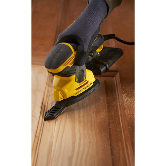 Stanley fatmax 120w detailschuurmachine deltaschuurmachine (geel zwart)