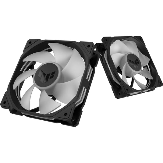 Asus tuf gaming tr120 argb case fans (zwart, 3 stuks, 120 x 120 x 25 mm)