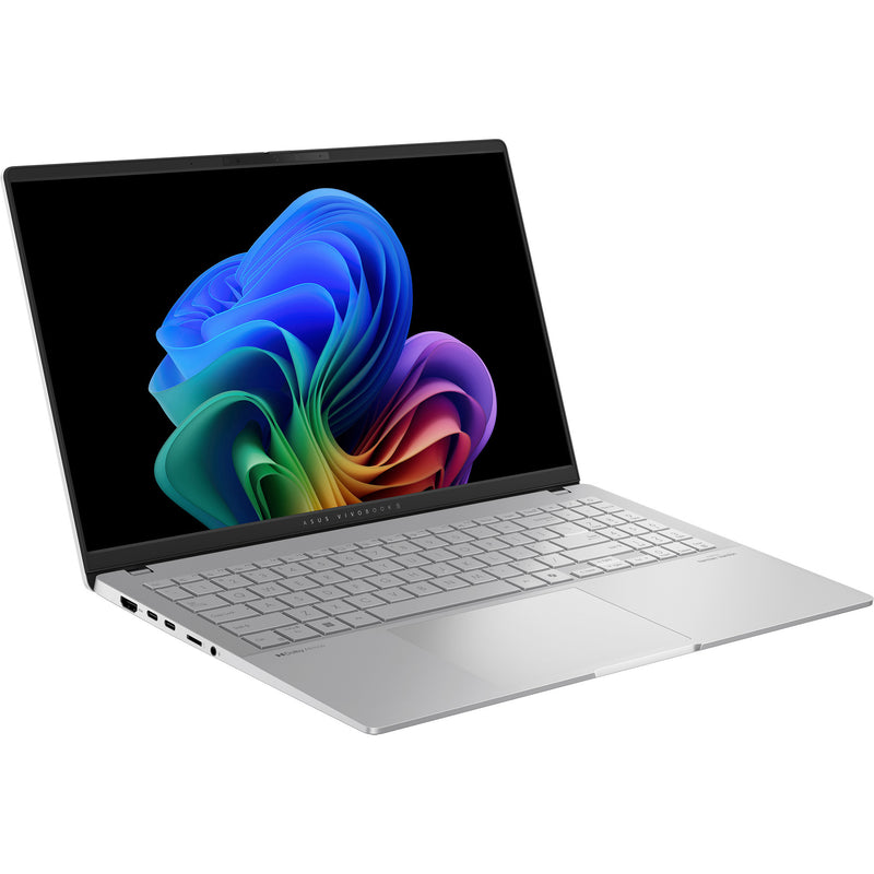 Afbeelding laden in galerijviewer, Asus vivobook s 15 oled s5507qa-ma006w 15.6 copilot+ pc laptop (zilver | snapdragon x elite x1e-78-100 | qualcomm adreno | 16 gb | 1 tb ssd | 120 hz)
