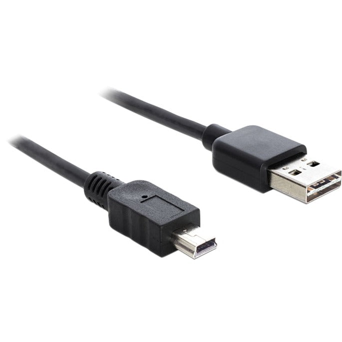 Load image into Gallery viewer, Delock easy-usb-a 2.0 male > mini usb-b 2.0 male kabel (zwart, 3 meter)
