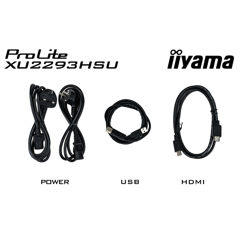 ギャラリービューアに画像をロードする, Iiyama prolite xu2293hsu-b7 21.5 monitor (zwart, hdmi, displayport, 2x usb-a, usb-b)
