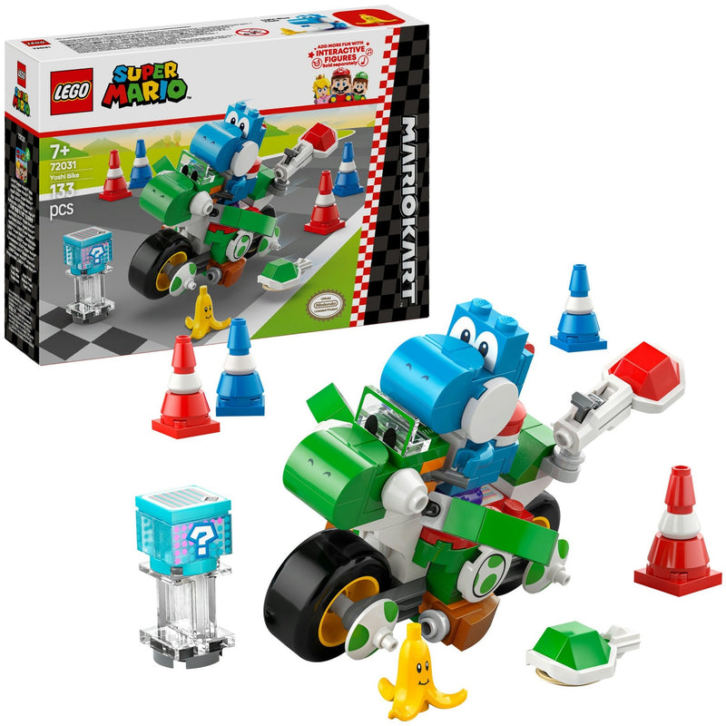 ギャラリービューアに画像をロードする, Lego super mario - mario kart - yoshi-crosser constructiespeelgoed (72031)
