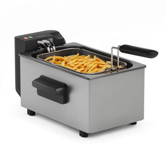Tristar fr-9334 friteuse frituurpan (zilver, 3 liter)