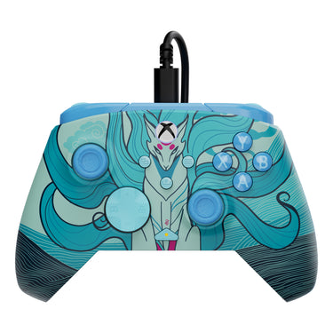Turtle beach rematch geavanceerde bedrade controller (blue kitsune, xbox serie x|s, xbox one, pc)