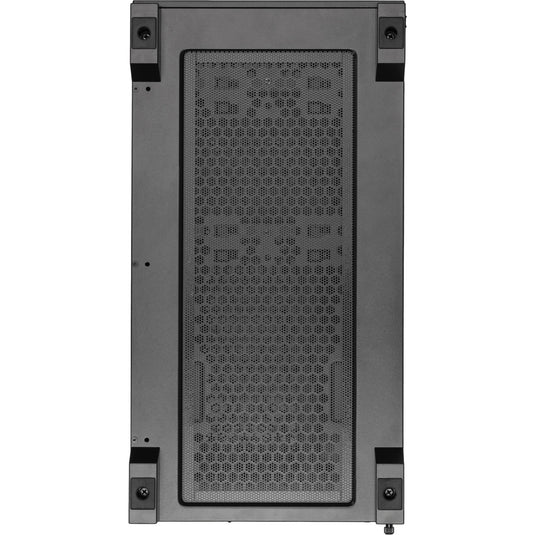 Silverstone lucid 05 mini tower behuizing (zwart | 2x usb-a | 1x usb-c | rgb | tempered glass)