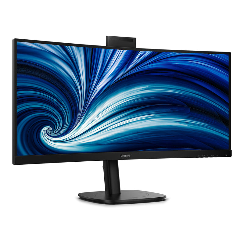 Cargue la imagen en el visor de la galería, Philips 34b2u3600ch 34 curved ultrawide monitor (zwart, 2x hdmi, displayport, 3x usb-a, usb-b, usb-c, rj-45)
