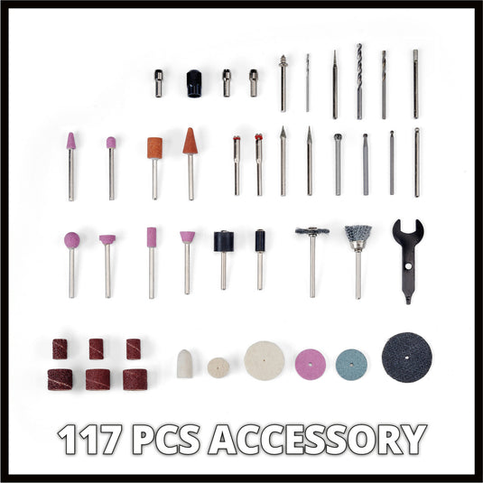 Einhell tc-mt 150 e slijp- graveermachine graveermachines (rood zwart, incl. 117-delige accessoireset in praktische opbergdoos)