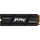 Kingston fury renegade met heatsink 2 tb ssd (zwart, sfyrdk 2000g, pcie 4.0 nvme, m.2 2280)
