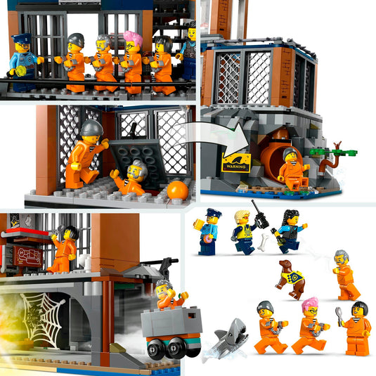 Lego city - politiegevangeniseiland constructiespeelgoed (60419)