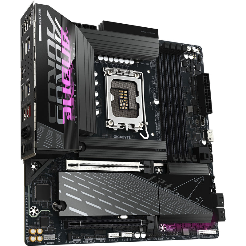Load image into Gallery viewer, Gigabyte b860m aorus elite wifi6e socket 1851 moederbord (zwart, raid, 2,5gb-lan, wi-fi 6e, bt, sound, µatx)
