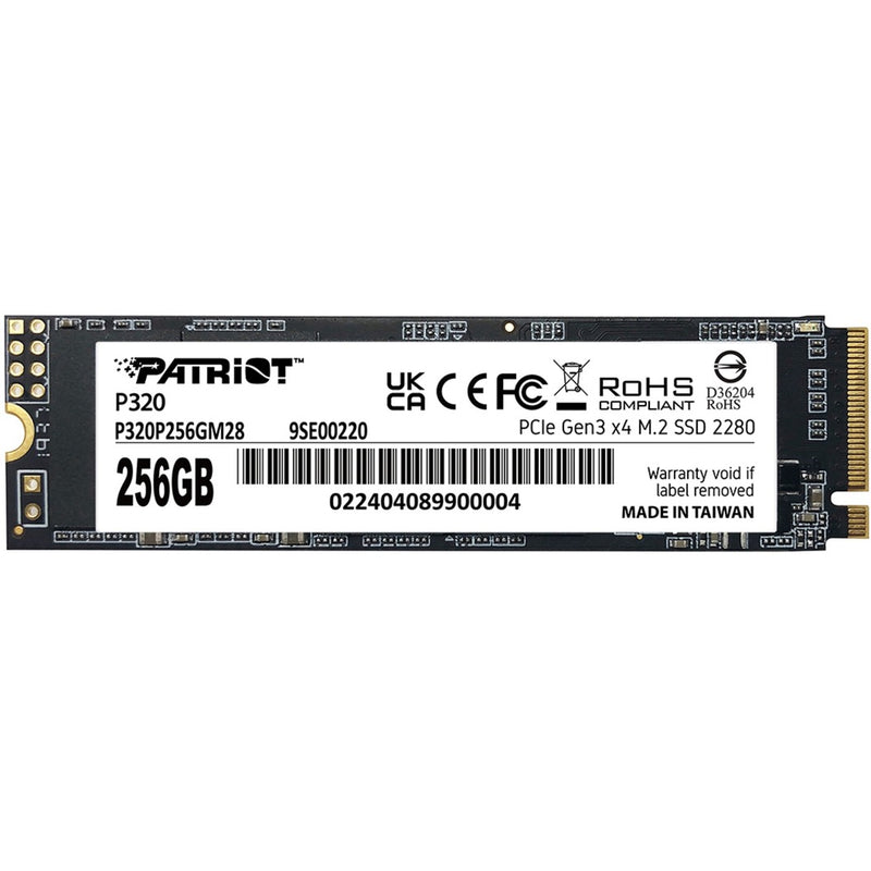 Load image into Gallery viewer, Patriot p320 256gb ssd (pcie 3.0 x4, nvme 1.3, m.2 2280)
