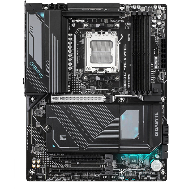 Load image into Gallery viewer, Gigabyte b850 gaming x wifi6e socket am5 moederbord (zwart grijs, raid, 2,5gb-lan, wi-fi 6e, bt, sound, atx)
