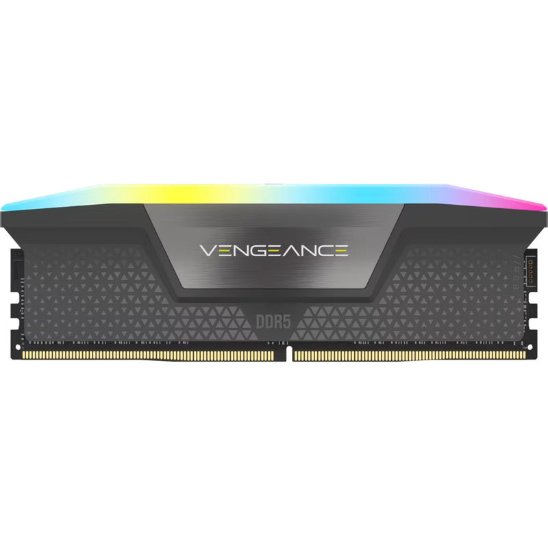 Afbeelding laden in galerijviewer, Corsair vengeance rgb 32 gb ddr5-6000 (2x 16 gb) werkgeheugen (zwart, cmh32gx5m2d6000z38, xmp, expo)
