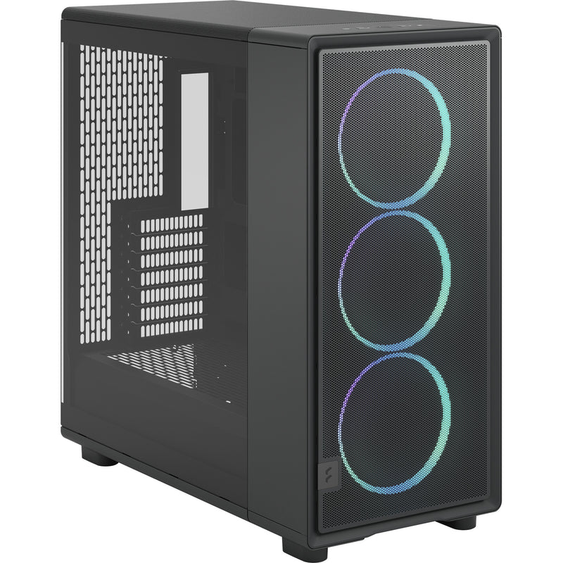 Cargue la imagen en el visor de la galería, Fractal design epoch xl tg rgb midi tower behuizing (zwart | 2x usb-a | 1x usb-c | rgb | tempered glass)
