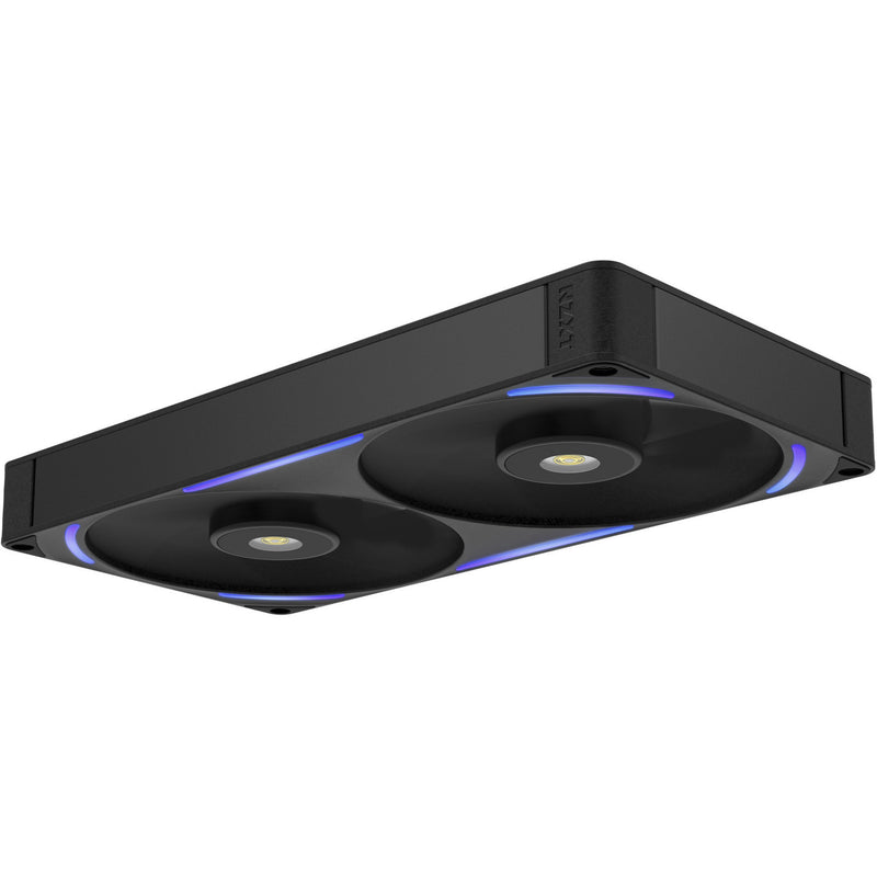 Load image into Gallery viewer, Nzxt performance fan f280x rgb case fans (zwart, 2 stuks, 280 x 140 x 30 mm, pwm)
