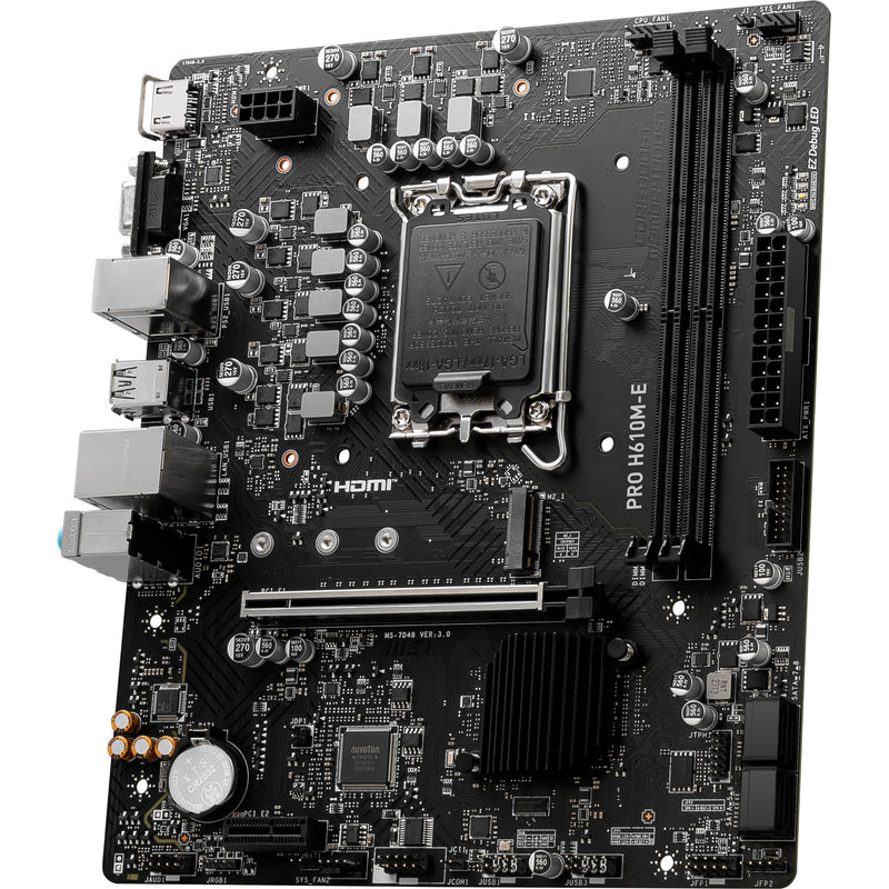 Load image into Gallery viewer, Msi pro h610m-e socket 1700 moederbord (gb-lan, sound, µatx)
