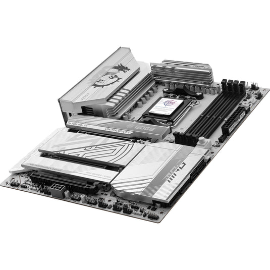 Msi mpg x870e edge ti wifi socket am5 moederbord (zilver, 5gb-lan, wi-fi 7, bt, sound, atx)