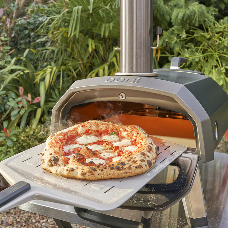 Load image into Gallery viewer, Ooni karu 2 multi-fuel pizza oven pizzaoven (zwart roestvrij staal, 12'' pizza, hout, houtskool en gas)
