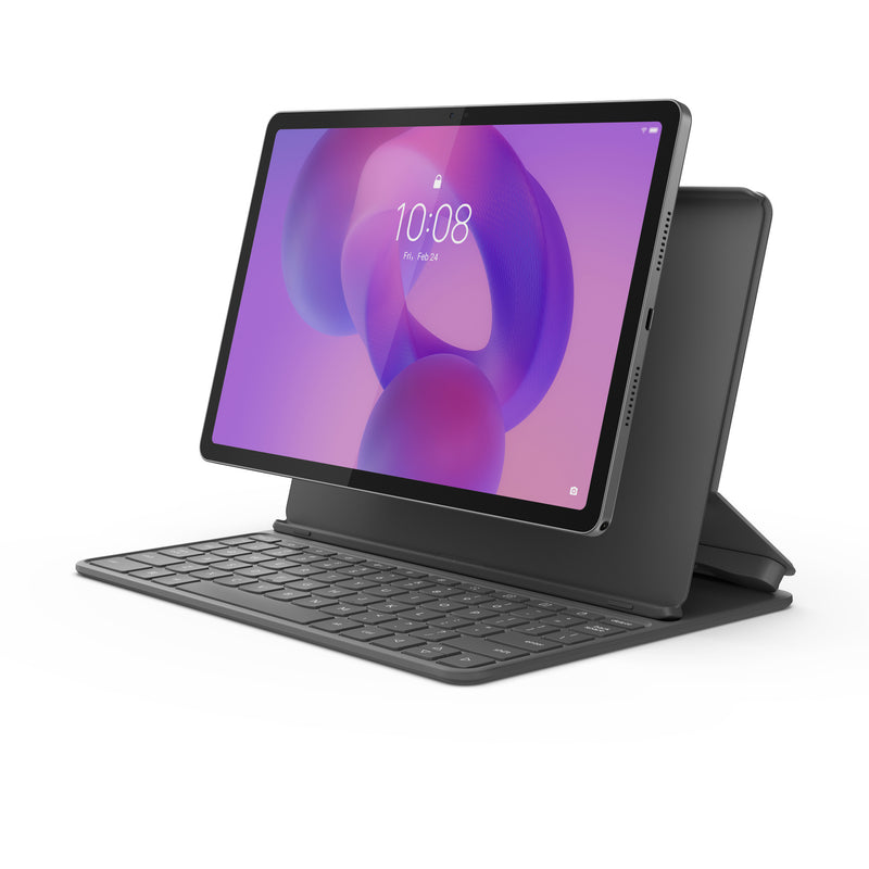 Load image into Gallery viewer, Lenovo folio toetsenbord voor ideatab (grijs, us-international lay-out (qwerty), pogo-pin)
