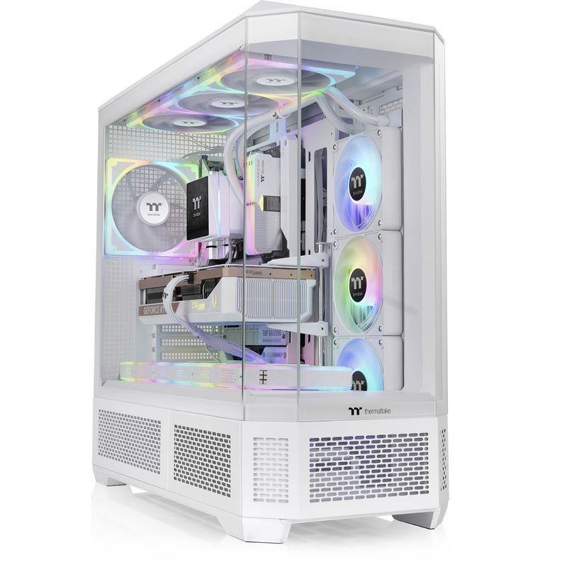 Load image into Gallery viewer, Thermaltake view 600 tg snow big tower behuizing (wit | 2x usb-a | 1x usb-c | tempered glass)
